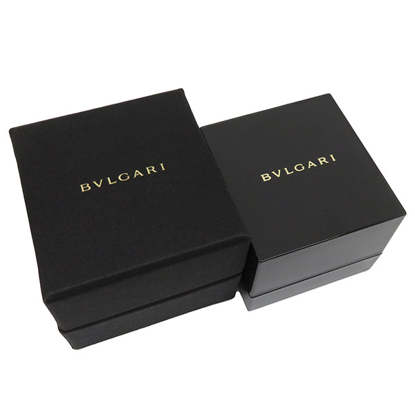 ブルガリ BVLGARI ブルガリブルガリ ダブルロゴ ピングゴールド K18PG ダイヤモンド リング 指輪 750AU 1Pダイヤ 12号