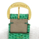 ショーメ CHAUMET アノー用 リザードバンド 純正GP製尾錠付き グリーン リザード GP 腕時計パーツ 未使用 純正 替え ベルト ストラップ 14ｍｍ グリーン