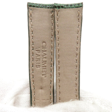 ショーメ CHAUMET アノー用 リザードバンド 純正GP製尾錠付き グリーン リザード GP 腕時計パーツ 新品同様 純正 替え ベルト ストラップ 14ｍｍ グリーン 緑