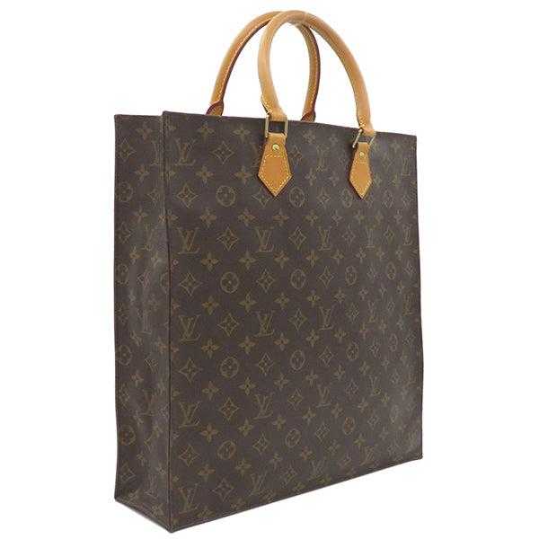 ルイヴィトン LOUIS VUITTON サック プラ M51140 モノグラム モノグラムキャンバス トートバッグ ゴールド金具 茶 ハンドバッグ