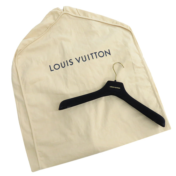 ルイヴィトン LOUIS VUITTON マルチパッチ ミックスドレザー バーシティ ブルゾン RM222 MJY HNL91E ホワイト ウール 牛革 13202 スタジャン シルバー金具 白 ジャケット