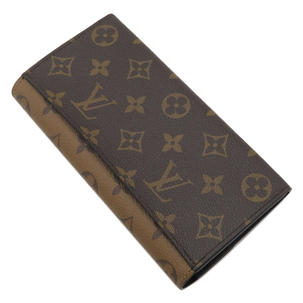 ルイヴィトン LOUIS VUITTON ポルトフォイユ エミリー M82157 モノグラム×モノグラムリバース モノグラムキャンバス モノグラムリバースキャンバス 長財布 ゴールド金具 茶