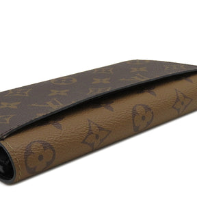 ルイヴィトン LOUIS VUITTON ポルトフォイユ エミリー M82157 モノグラム×モノグラムリバース モノグラムキャンバス モノグラムリバースキャンバス 長財布 ゴールド金具 茶