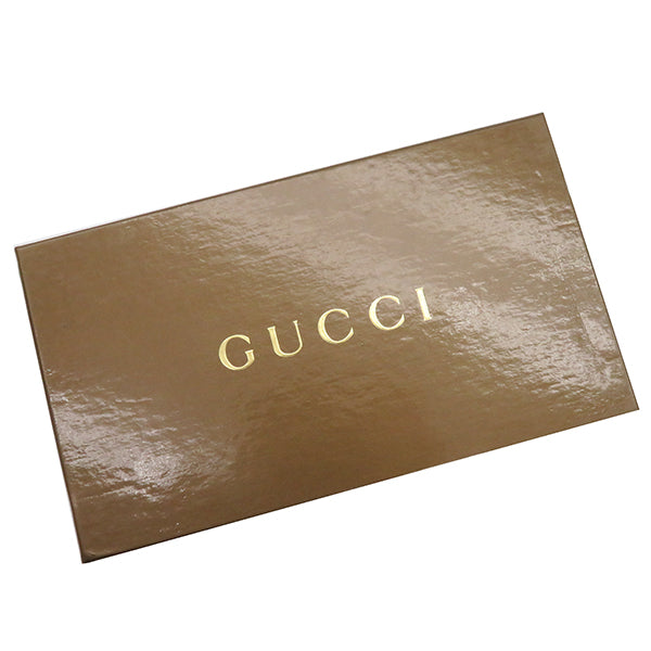 グッチ GUCCI 三つ折り 254586 ベージュ系 GGキャンバス レザー 長財布 ゴールド金具 茶 ベージュ