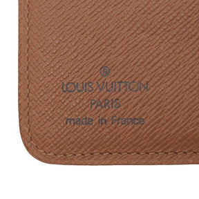 ルイヴィトン LOUIS VUITTON コンパクトジップ M61667 モノグラム モノグラムキャンバス 二つ折り財布 ゴールド金具 茶