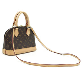 ルイヴィトン LOUIS VUITTON アルマ BB M53152 モノグラム モノグラムキャンバス 2WAYバッグ ゴールド金具 茶 ショルダー ハンドバッグ