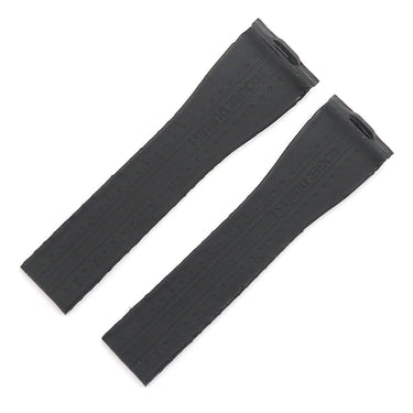 ロジェデュブイ ROGER DUBUIS ゴールデンスクエア用 クロコバンド ブラック クロコダイル 腕時計パーツ 未使用 純正 替え ベルト ストラップ 28mm シャイニー ブラック 黒