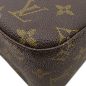 ルイヴィトン LOUIS VUITTON ルーピング MM M51146 モノグラム モノグラムキャンバス ハンドバッグ ゴールド金具 茶 肩掛け