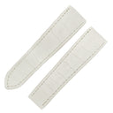 カルティエ Cartier ホワイト クロコダイル 腕時計パーツ 純正 Dバックル用 クロコ ベルト バンド ストラップ 22ｍｍ ホワイト 白