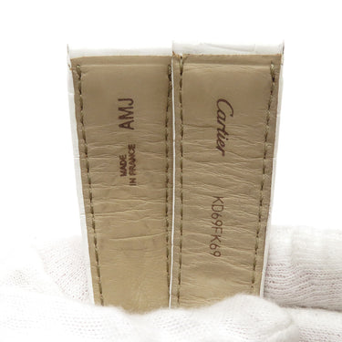 カルティエ Cartier ホワイト クロコダイル 腕時計パーツ 純正 Dバックル用 クロコ ベルト バンド ストラップ 22ｍｍ ホワイト 白