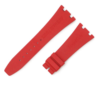 オーデマピゲ AUDEMARS PIGUET ロイヤルオーク用 ラバーバンド レッド ラバー 腕時計パーツ 純正 替え ベルト ストラップ 26mm レッド 赤
