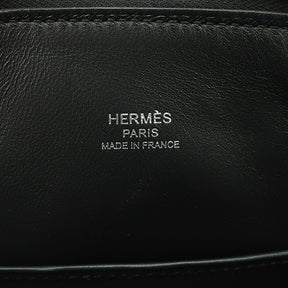 エルメス HERMES ボリード1923 ミニ ピケ コレ ブラック シェーブル 2WAYバッグ シルバー金具 新品 未使用 黒 ワッペン