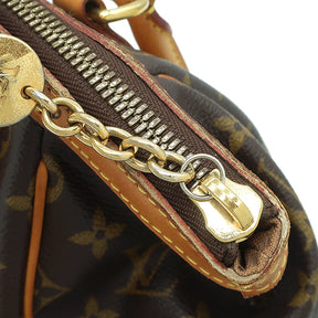 ルイヴィトン LOUIS VUITTON ティヴォリ PM M40143 モノグラム モノグラムキャンバス ハンドバッグ ゴールド金具 茶