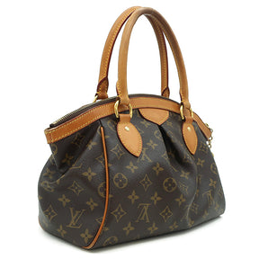 ルイヴィトン LOUIS VUITTON ティヴォリ PM M40143 モノグラム モノグラムキャンバス ハンドバッグ ゴールド金具 茶