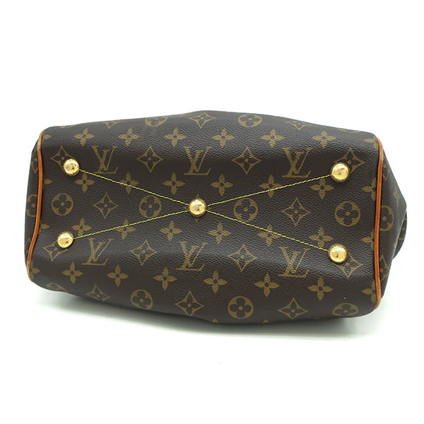 ルイヴィトン LOUIS VUITTON ティヴォリ PM M40143 モノグラム モノグラムキャンバス ハンドバッグ ゴールド金具 茶