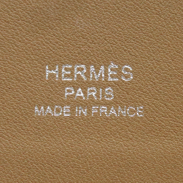 エルメス HERMES サックアリーヌ ミニ ベージュ系 スイフト ショルダーバッグ シルバー金具