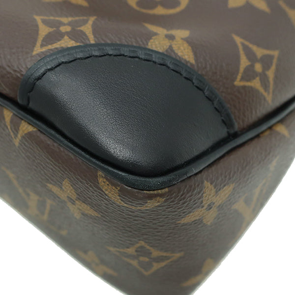 ルイヴィトン LOUIS VUITTON オデオン NM PM M45353 ノワール モノグラムキャンバス ショルダーバッグ ゴールド金具 茶 黒