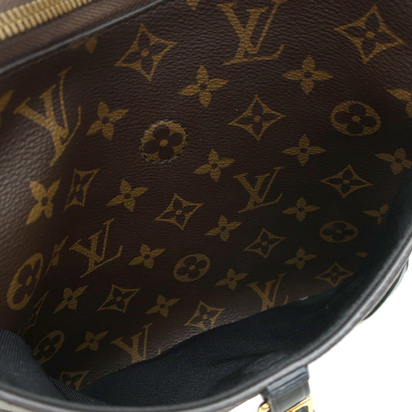 ルイヴィトン LOUIS VUITTON オデオン NM PM M45353 ノワール モノグラムキャンバス ショルダーバッグ ゴールド金具 茶 黒