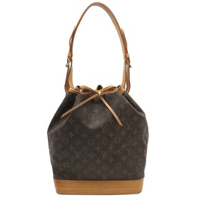 ルイヴィトン LOUIS VUITTON ノエ M42224 モノグラム モノグラムキャンバス ショルダーバッグ ゴールド金具 茶 肩掛け