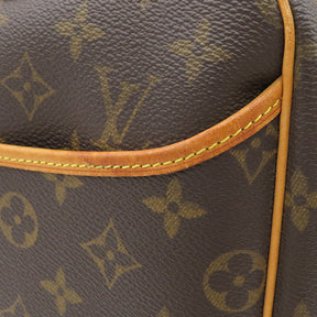 ルイヴィトン LOUIS VUITTON ドーヴィル M47270 モノグラム モノグラムキャンバス ハンドバッグ ゴールド金具 茶 ボーリングバッグ