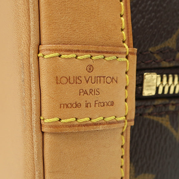 ルイヴィトン LOUIS VUITTON アルマ M51130 モノグラム モノグラムキャンバス ハンドバッグ ゴールド金具 茶