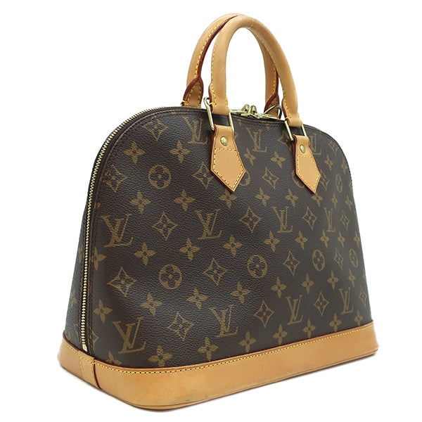 ルイヴィトン LOUIS VUITTON アルマ M51130 モノグラム モノグラムキャンバス ハンドバッグ ゴールド金具 茶