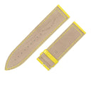 フランクミュラー FRANCK MULLER ロングアイランド 1000用 クロコバンド イエロー クロコダイル 腕時計パーツ 未使用 純正 替え ベルト マット ロング 22mm 黄