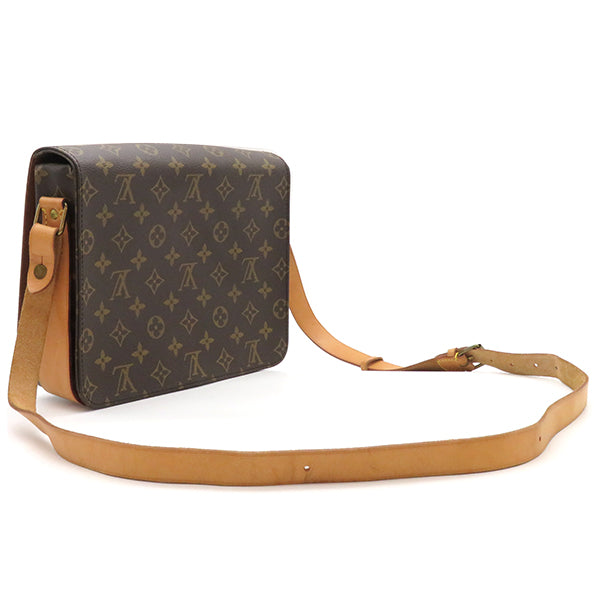 ルイヴィトン LOUIS VUITTON カルトシエール M51252  モノグラム モノグラムキャンバス ショルダーバッグ ゴールド金具 茶