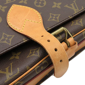 ルイヴィトン LOUIS VUITTON カルトシエール M51252  モノグラム モノグラムキャンバス ショルダーバッグ ゴールド金具 茶