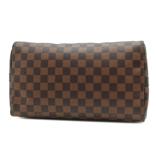 ルイヴィトン LOUIS VUITTON スピーディ バンドリエール30 N41367 ダミエエベヌ ダミエキャンバス 2WAYバッグ ゴールド金具 茶 ショルダー ミニボストン 鍵・パドロック欠品