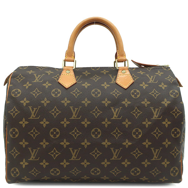 ルイヴィトン LOUIS VUITTON スピーディ 35 M41524 モノグラム モノグラムキャンバス ボストンバッグ ゴールド金具 茶 鍵・パドロック欠品