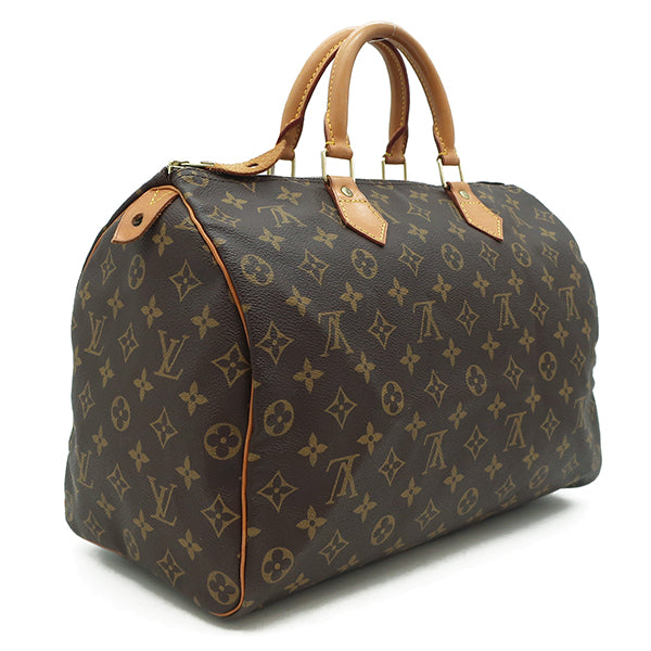 ルイヴィトン LOUIS VUITTON スピーディ 35 M41524 モノグラム モノグラムキャンバス ボストンバッグ ゴールド金具 茶 鍵・パドロック欠品