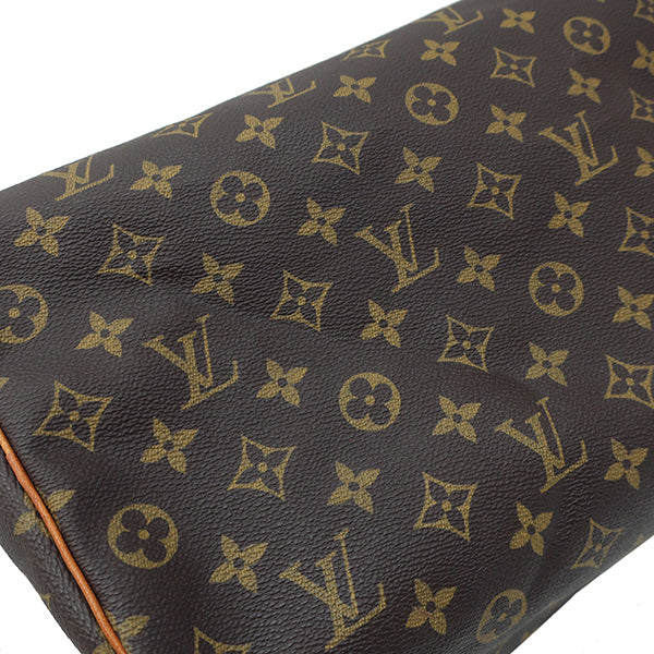 ルイヴィトン LOUIS VUITTON スピーディ 35 M41524 モノグラム モノグラムキャンバス ボストンバッグ ゴールド金具 茶 鍵・パドロック欠品