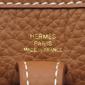 エルメス HERMES エヴリンTPM ゴールド トリヨンクレマンス ショルダーバッグ ゴールド金具 新品 未使用 茶