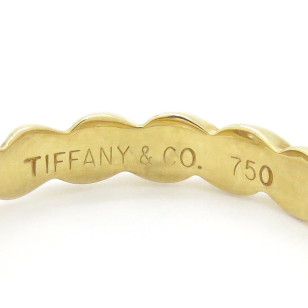 ティファニー Tiffany & Co ツイストリング 1Pダイヤ イエローゴールド K18YG リング 指輪 T＆Co.  AU750 8号