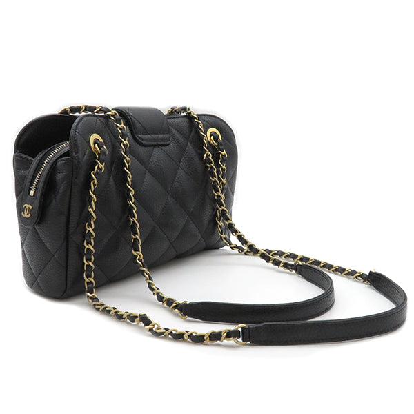 CHANEL 逆輸入品ブラック バッグ 激レア☆》CHANEL オールブラック 2.55 バッグ 黒 直営 (CHANEL