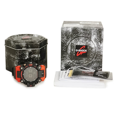 腕時計 カシオ CASIO G-SHOCK マッドマン GW-9500-1A4ER クオーツ メンズ Gショック デジタル 耐衝撃 防水 GMT 赤