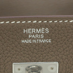 エルメス HERMES バーキン30 エトゥープ トゴ ハンドバッグ シルバー金具 新品 未使用 グレージュ