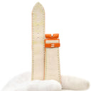 ブレゲ BREGUET オレンジ クロコダイル 腕時計パーツ 純正 替え クロコ 本革 ベルト ストラップ 22mm オレンジ