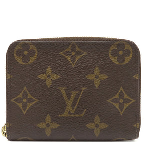 ルイヴィトン LOUIS VUITTON ジッピー コインパース M60067 モノグラム モノグラムキャンバス コインケース ゴールド金具 茶 小銭入れ カード入れ