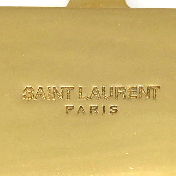 サンローラン SAINT LAURENT キャリーオーバー クラシック ゴールド GP ブレスレット ツートーンカラー