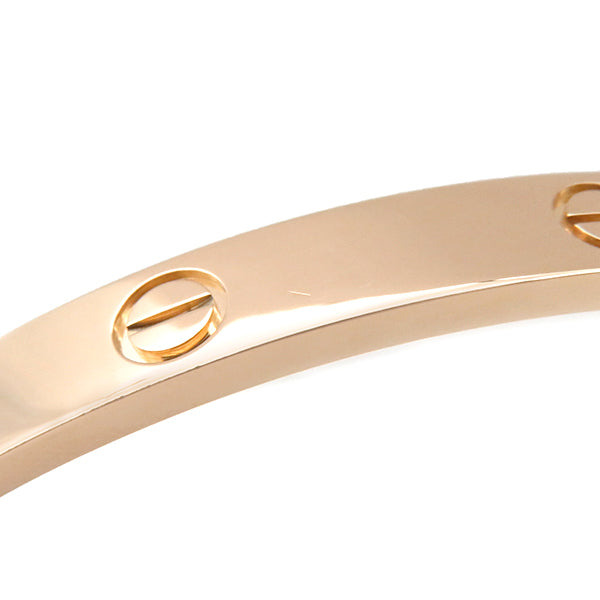 カルティエ Cartier LOVE ラブブレス B6067420 ピンクゴールド K18PG #20 ブレスレット 750 18K 18金 バングル