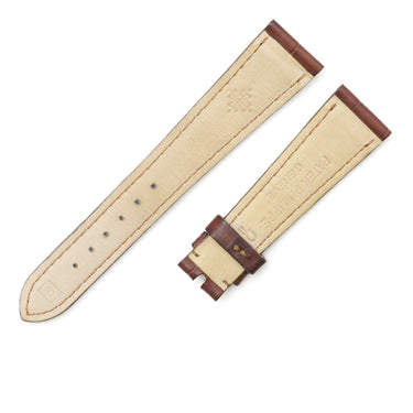 パテックフィリップ PATEK PHILIPPE ブラウン クロコダイル 腕時計パーツ 純正 替え クロコバンド ベルト ストラップ 18ｍｍ ブラウン 茶