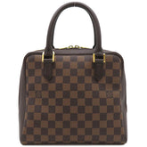 ルイヴィトン LOUIS VUITTON ブレラ N51150 ダミエエベヌ ダミエキャンバス ハンドバッグ ゴールド金具 茶