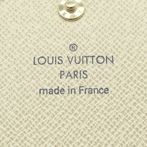 ルイヴィトン LOUIS VUITTON ポルトフォイユ サラ N63208 ダミエアズール ダミエアズールキャンバス 長財布 ゴールド金具 白 二つ折り