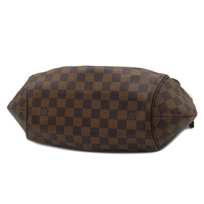 ルイヴィトン LOUIS VUITTON システィナMM N41542 ダミエ ダミエキャンバス ショルダーバッグ ゴールド金具 茶 ショートストラップ欠品/別売ロングストラップ付