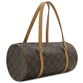 ルイヴィトン LOUIS VUITTON パピヨン 30 M51385 モノグラム モノグラムキャンバス ハンドバッグ ゴールド金具 茶