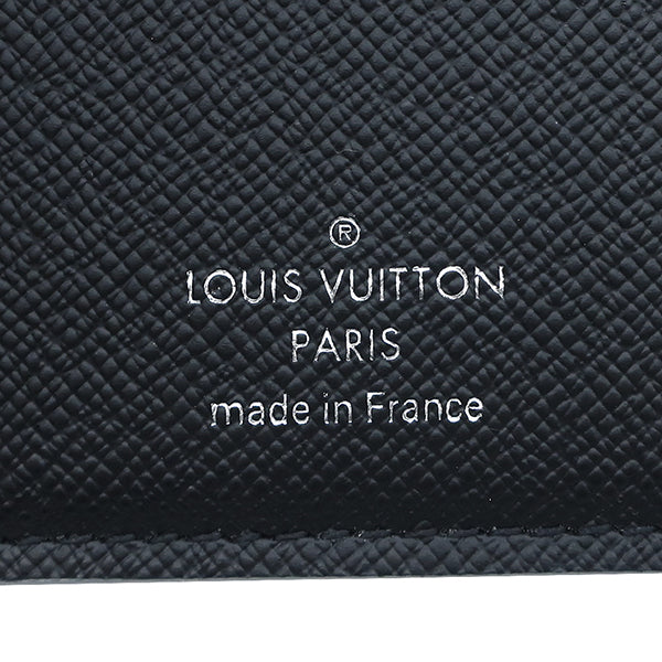 ルイヴィトン LOUIS VUITTON ポルトフォイユ ブラザ ブラック タイガ 長財布 シルバー金具 黒 二つ折り