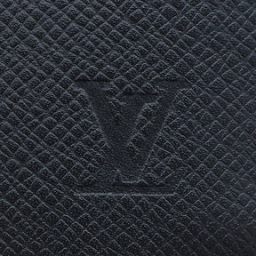 ルイヴィトン LOUIS VUITTON ポルトフォイユ ブラザ ブラック タイガ 長財布 シルバー金具 黒 二つ折り