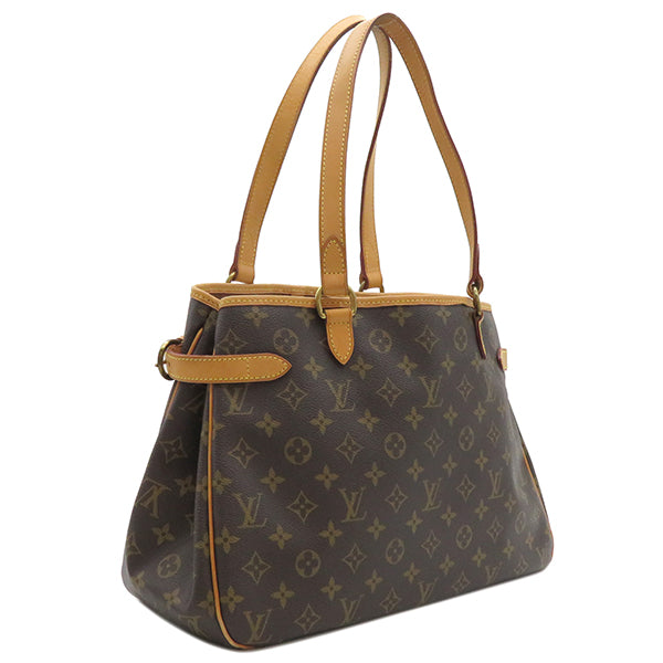 ルイヴィトン LOUIS VUITTON バティニョール オリゾンタル M51154 モノグラム モノグラムキャンバス トートバッグ ゴールド金具 茶